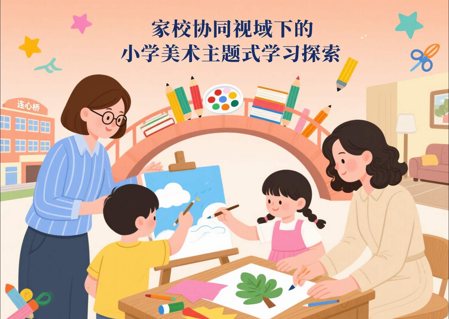 实践案例 | 山东菏泽经济开发区第二实验小学：家校协同视域下的小学美术主题式学习探索